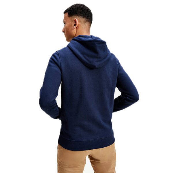 Navy Blue Custom Pullover Hoodie - Image 2