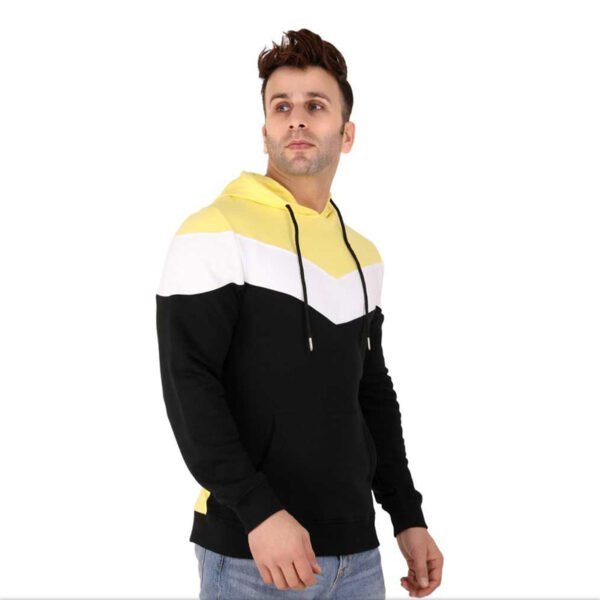 Custom Logo Color Block Hoodie Maker - Image 2