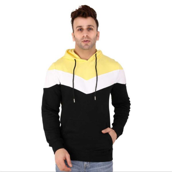 Custom Logo Color Block Hoodie Maker - Image 3