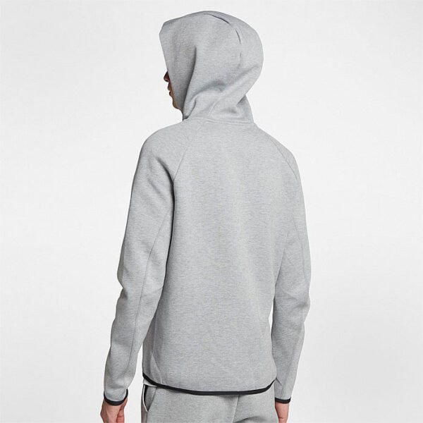 Grey Zip Up Hoodie Manufacturer - Image 3