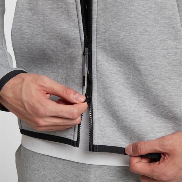 Grey Zip Up Hoodie Manufacturer - Image 2