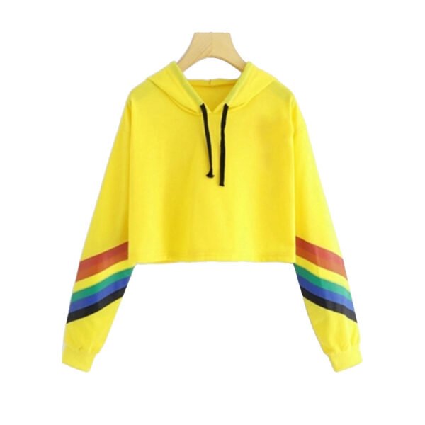 Cropped Yellow Hoodie