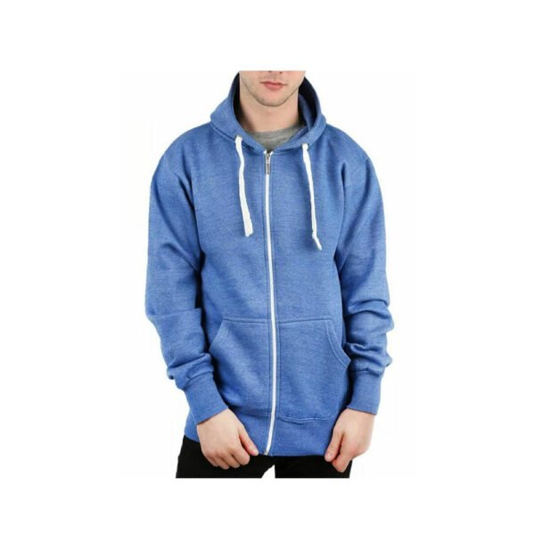 Light Blue Zip Up Hoodie Supplier