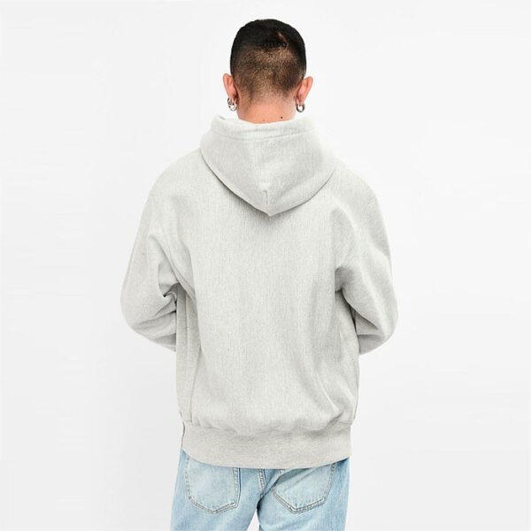 Grey Pullover Hoodie Manufacturer - Image 2