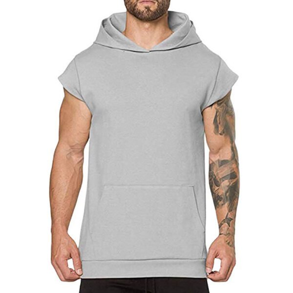 Custom Logo Fashion Sleeveless Hoodie