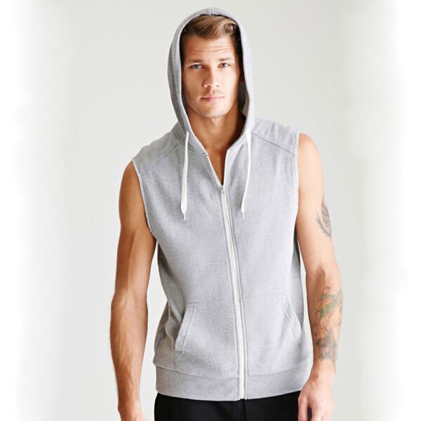 Zip Up Sleeveless Hoodie Manufacturer