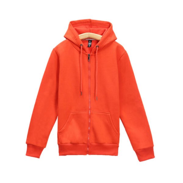 Orange Zip Up Hoodie Maker