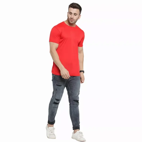 Men's Red T-Shirt Manufacturer - Image 5