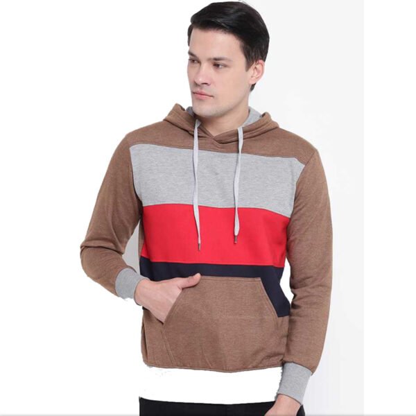 Custom Color Block Pullover Hoodie