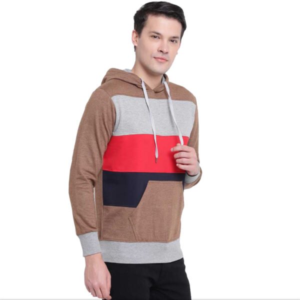 Custom Color Block Pullover Hoodie - Image 3