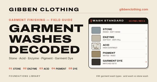 Garment Wash Types