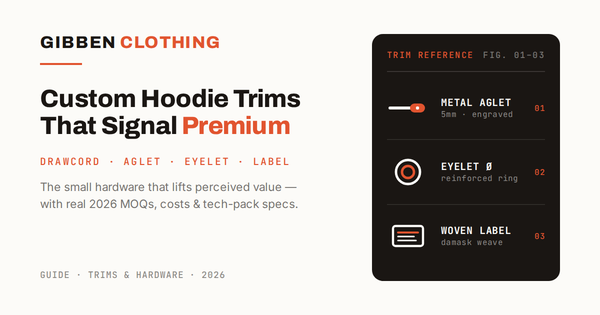 Premium Hoodie Hardware Details