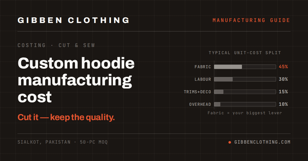 Reduce Hoodie Production Cost