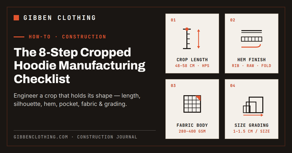 4.Cropped Hoodie Manufacturing