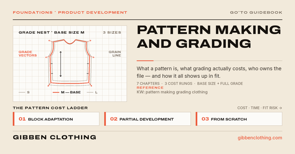 Pattern Making And Grading For Streetwear