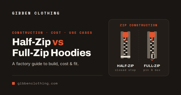 Half Zip vs Full Zip Hoodie