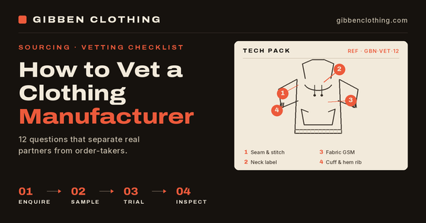 How to Find a Clothing Manufacturer