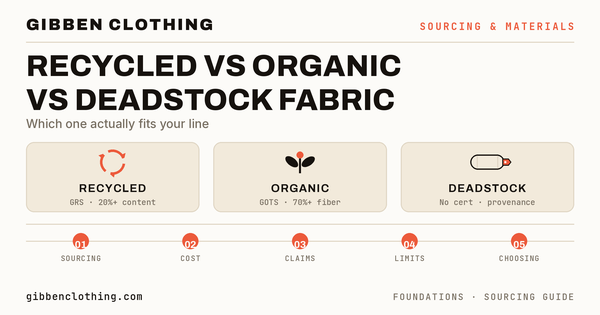 Recycled vs Organic vs Deadstock Fabric