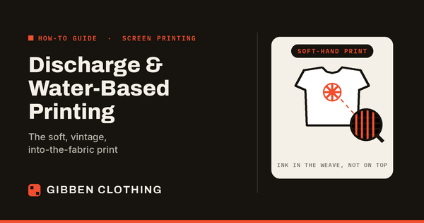 Discharge Water Based Printing