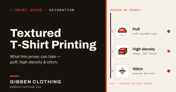 Textured T Shirt Printing