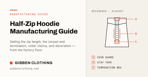 Half Zip Hoodie Manufacturing Guide