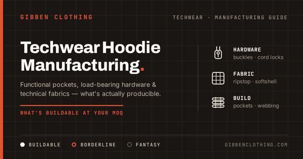 Private Label Techwear Hoodies