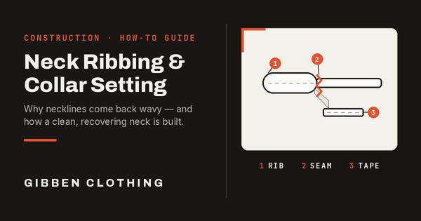 Hoodie Neckline Construction