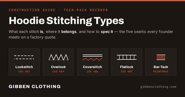 Hoodie Stitching Types