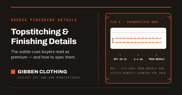 Hoodie Finishing Details