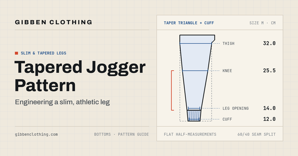 Tapered Jogger Pattern