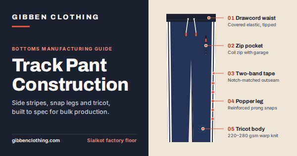 Track Pant Construction