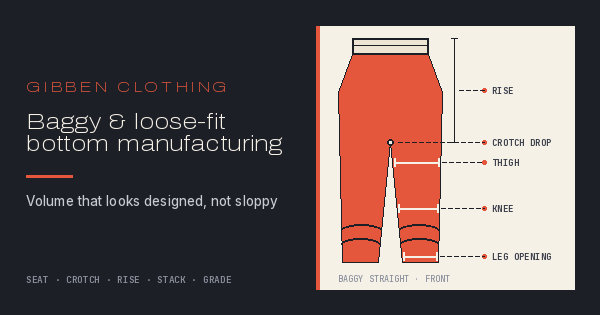Baggy Pants Manufacturing Guide