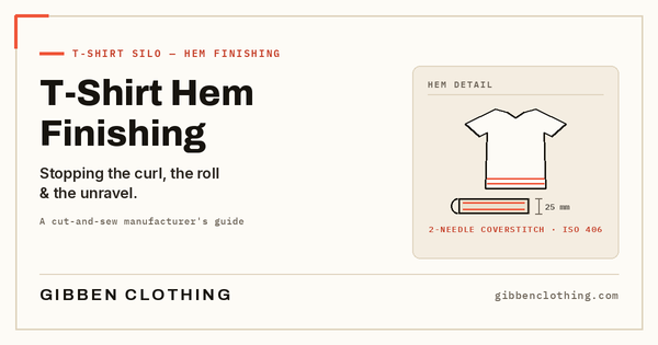 T Shirt Hem Finishing