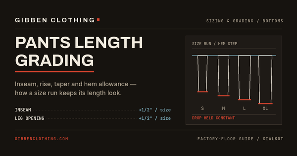 Pants Length Grading